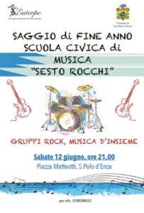 Saggio fine anno Scuola comunale musica Sesto Rocchi 2021