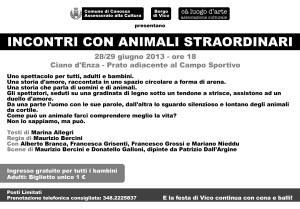 Animali Straordinari - cartolina retro